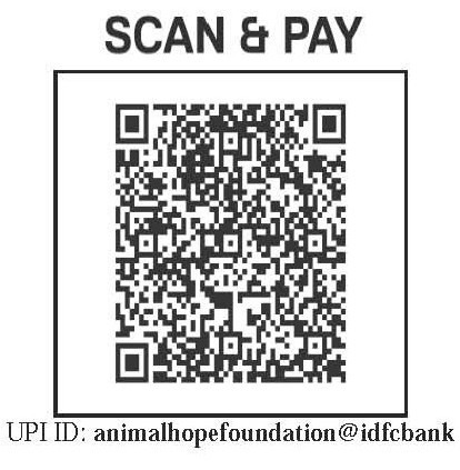 UPI QR Code - Animal Hope Foundation